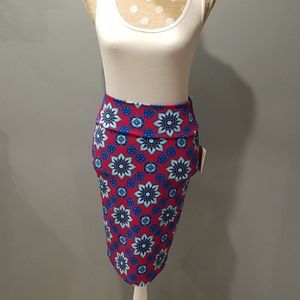 XS LULAROE CASSIE SKIRT